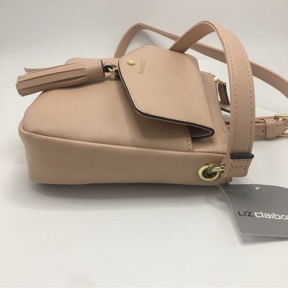 ๐ SOLD New Liz Claiborne Clementine Crossbody Bag Crystal Pink Handbag - Picture 4 of 12